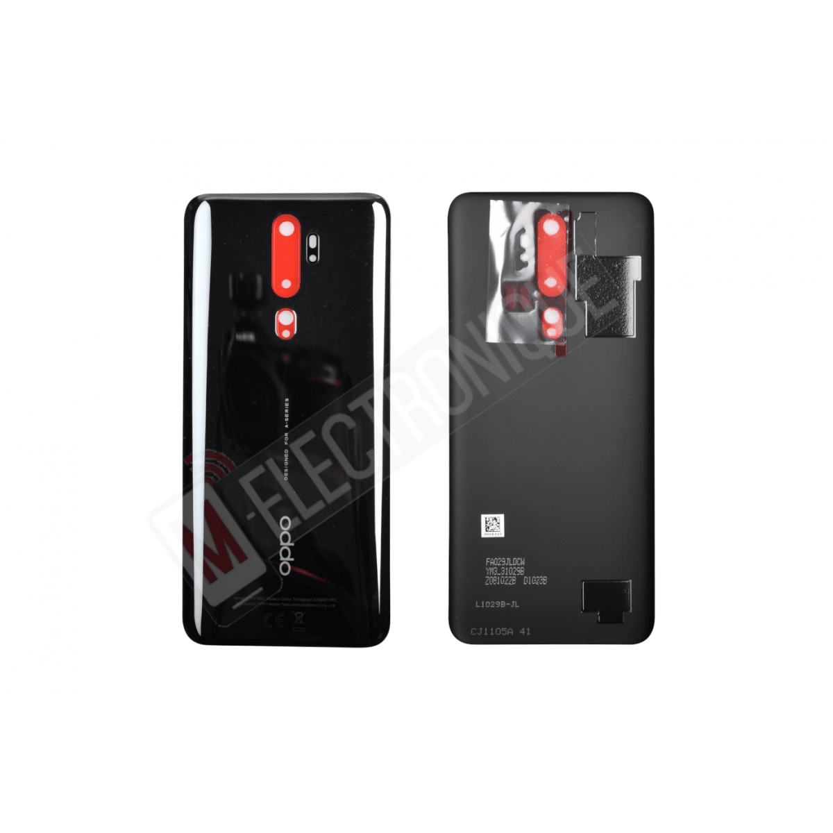 CACHE ARRIERE NOIR OPPO A5 2020