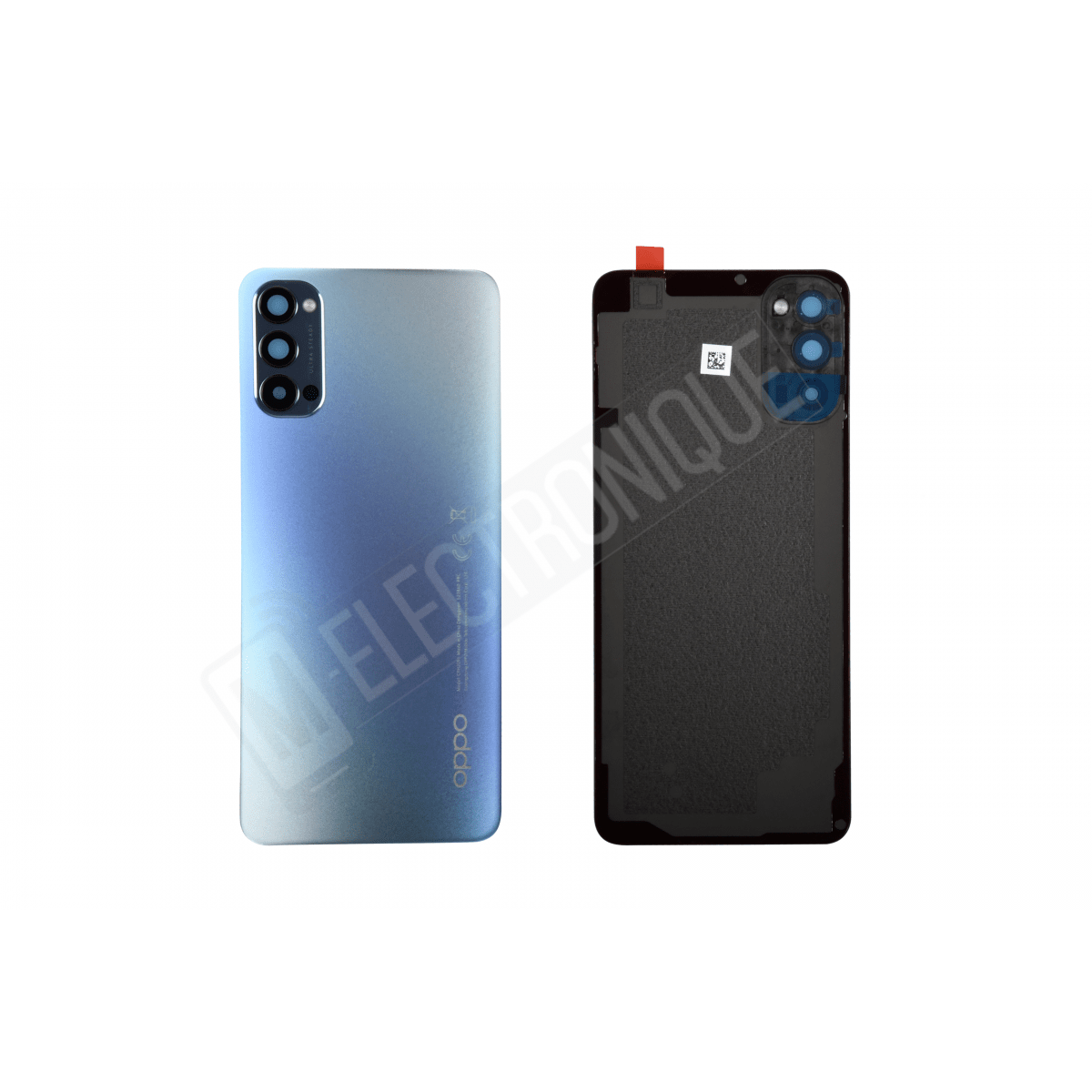 VITRE ARRIERE BLEU OPPO RENO4 5G