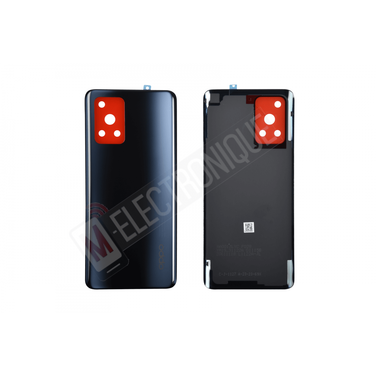 CACHE ARRIERE NOIR OPPO A74 4G