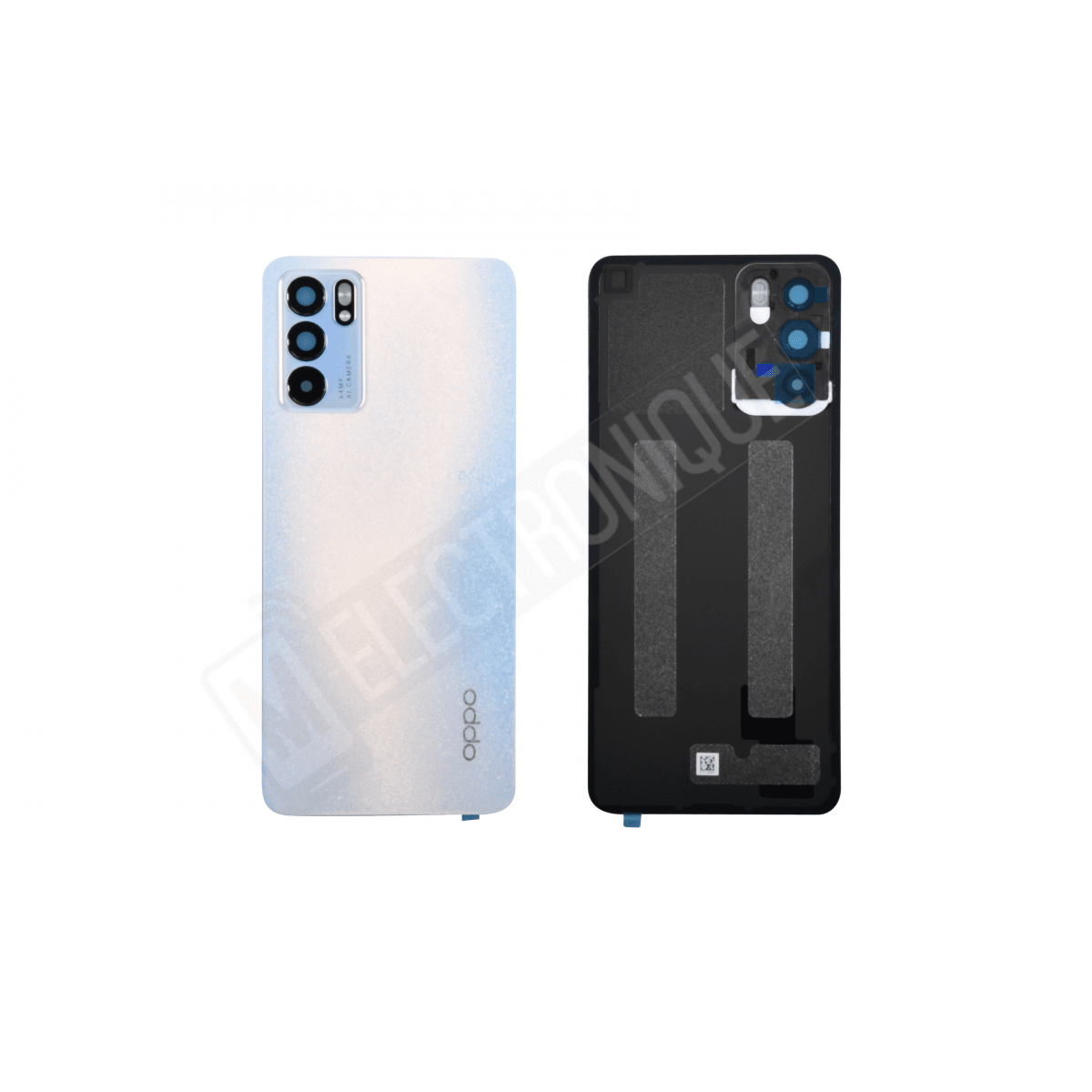 VITRE ARRIERE BLEU OPPO RENO6 5G