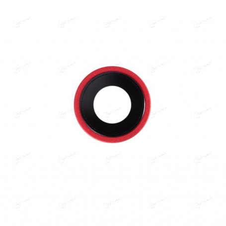 CONTOUR + LENTILLE CAMERA ARRIERE ROUGE ORIGINAL IPHONE 14 / 14 PLUS