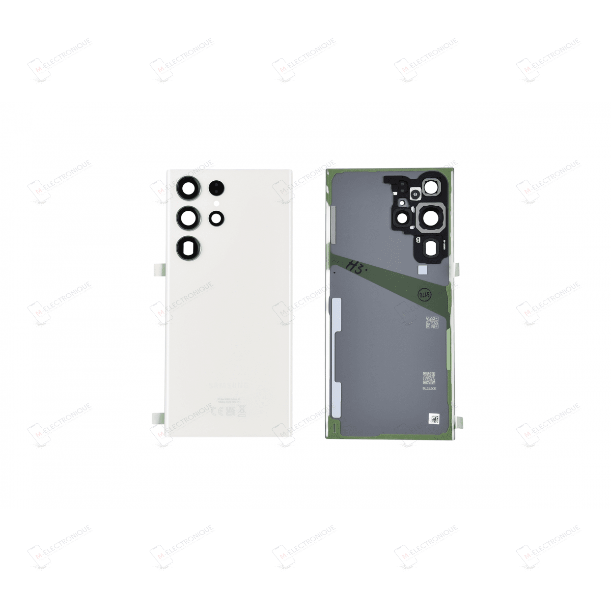 VITRE ARRIERE CREME SAMSUNG GALAXY S23 ULTRA