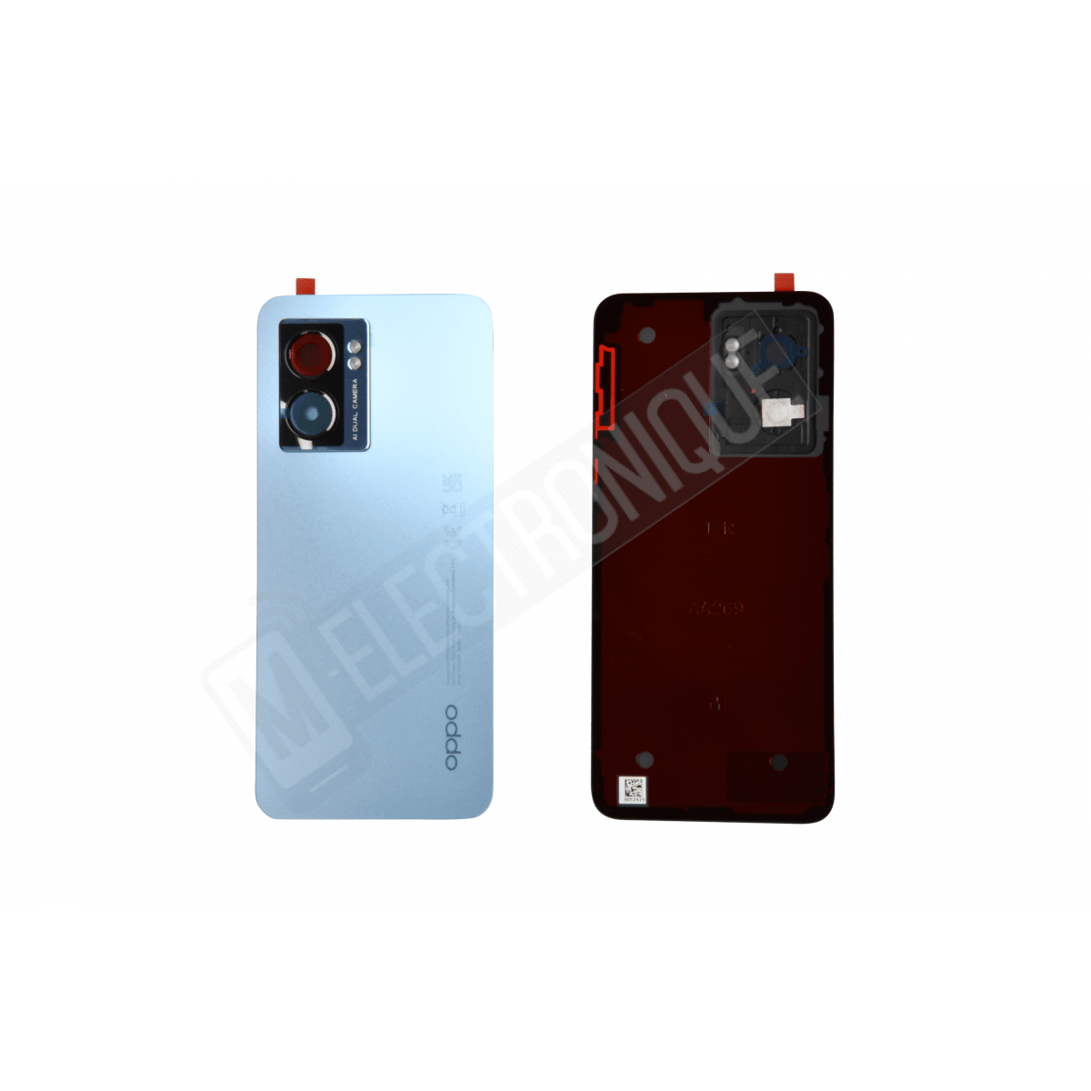 CACHE ARRIERE BLEU OPPO A77 5G