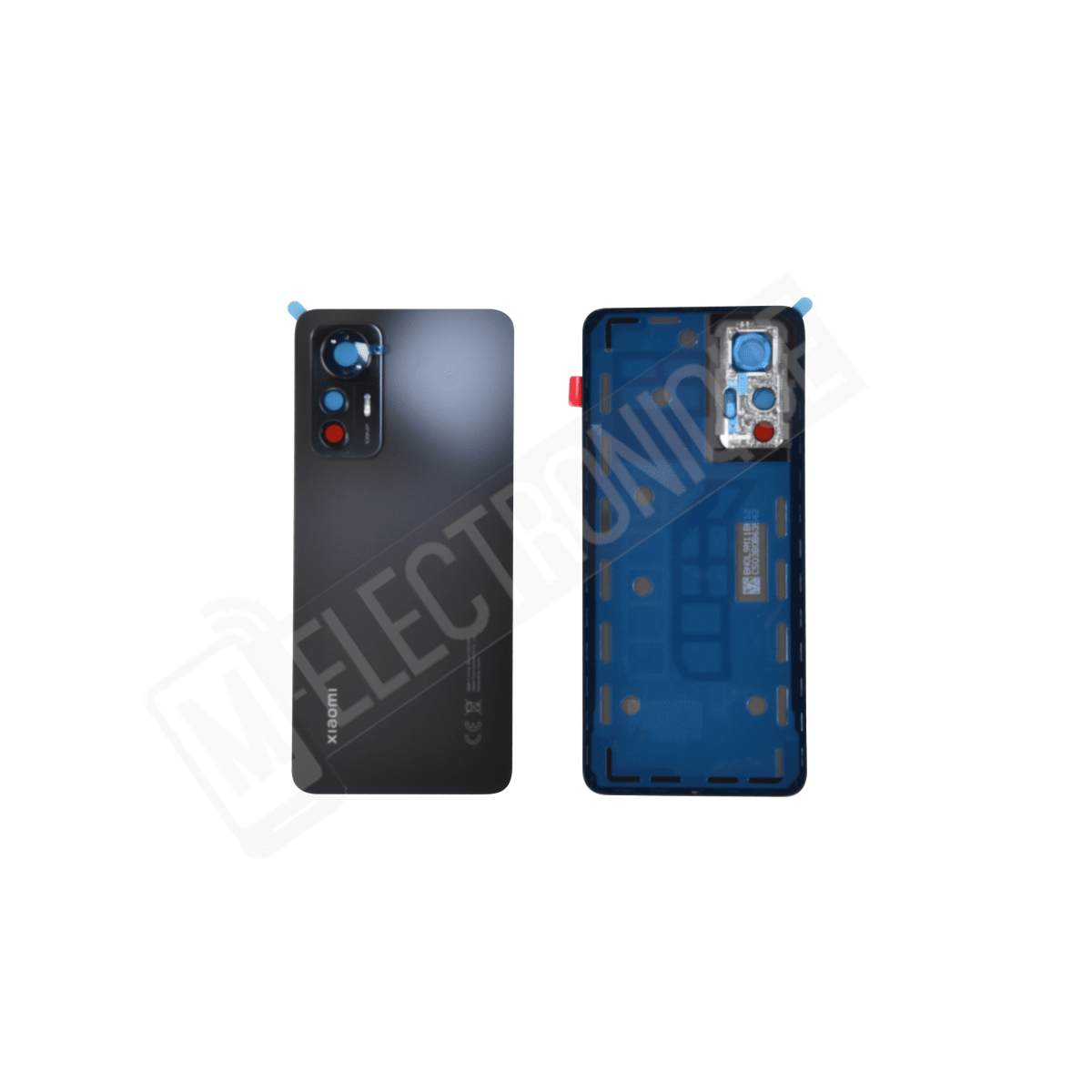 VITRE ARRIERE NOIR XIAOMI 12 LITE