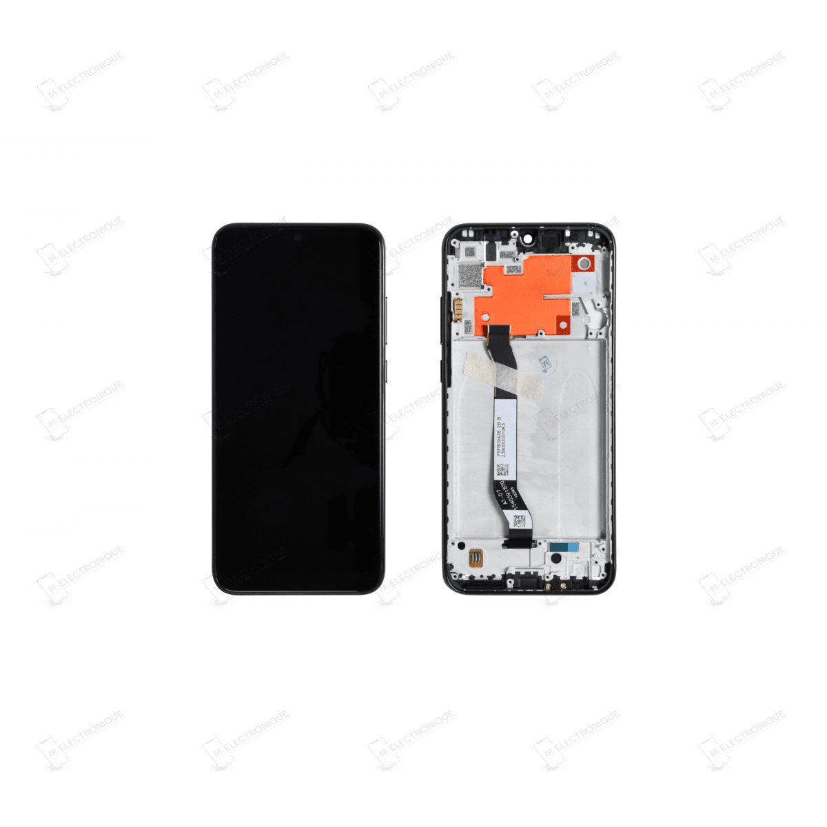 ECRAN NOIR COMPATIBLE SUR CHASSIS XIAOMI REDMI NOTE 8T