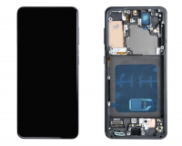 ECRAN OLED GRAY SUR CHASSIS SAMSUNG GALAXY S21