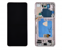 ECRAN OLED VIOLET SUR CHASSIS SAMSUNG GALAXY S21+