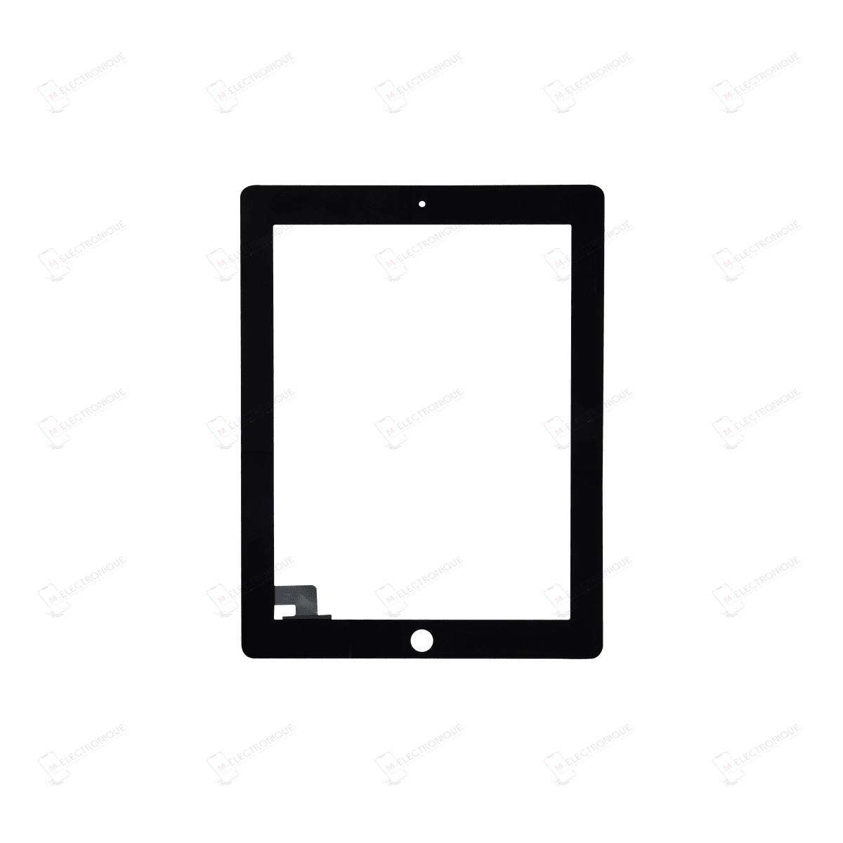 VITRE TACTILE NOIR PREMIUM IPAD 2