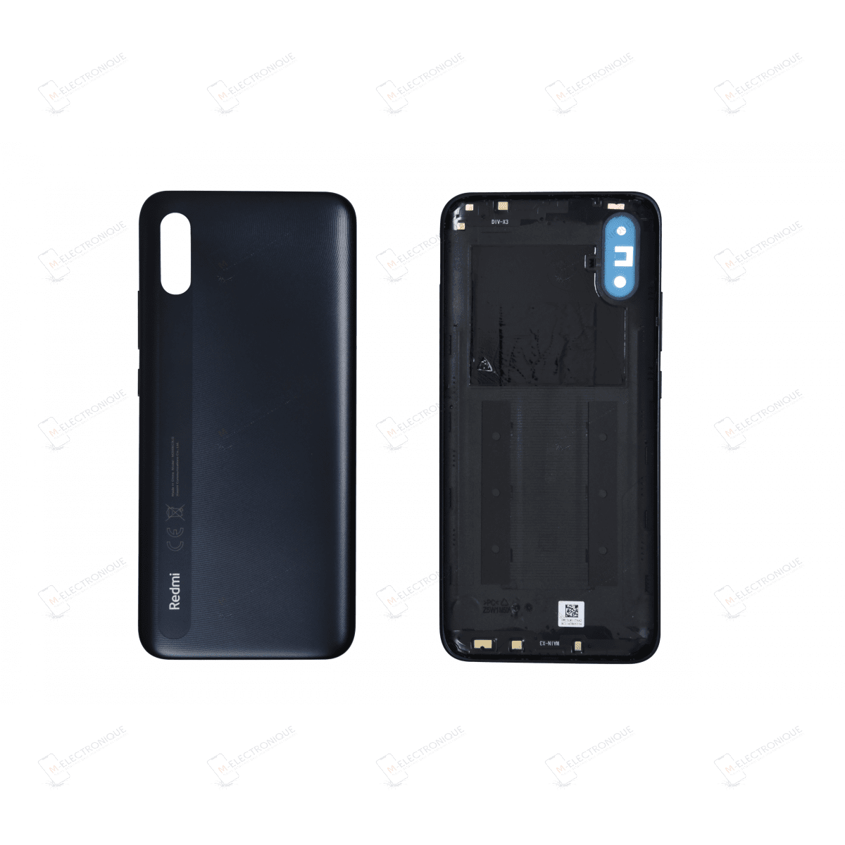 CACHE ARRIERE NOIR XIAOMI REDMI 9A