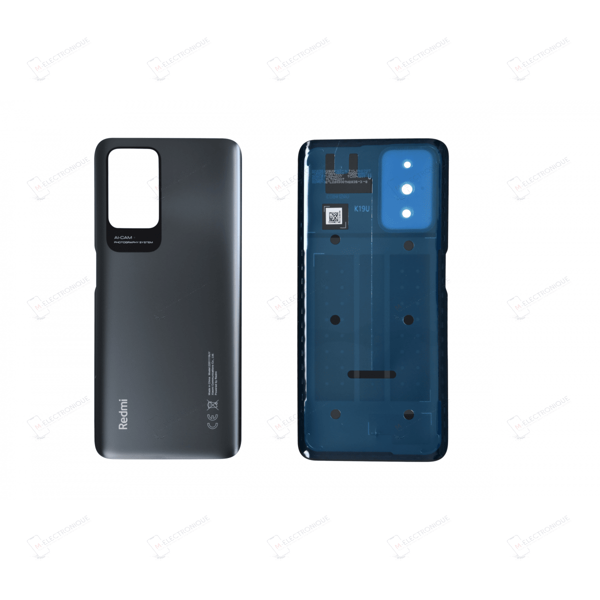 CACHE ARRIERE GRIS XIAOMI REDMI 10 2022