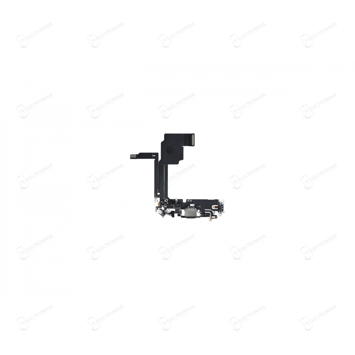 CONNECTEUR DE CHARGE TITANE NOIR ORIGINAL IPHONE 15 PRO