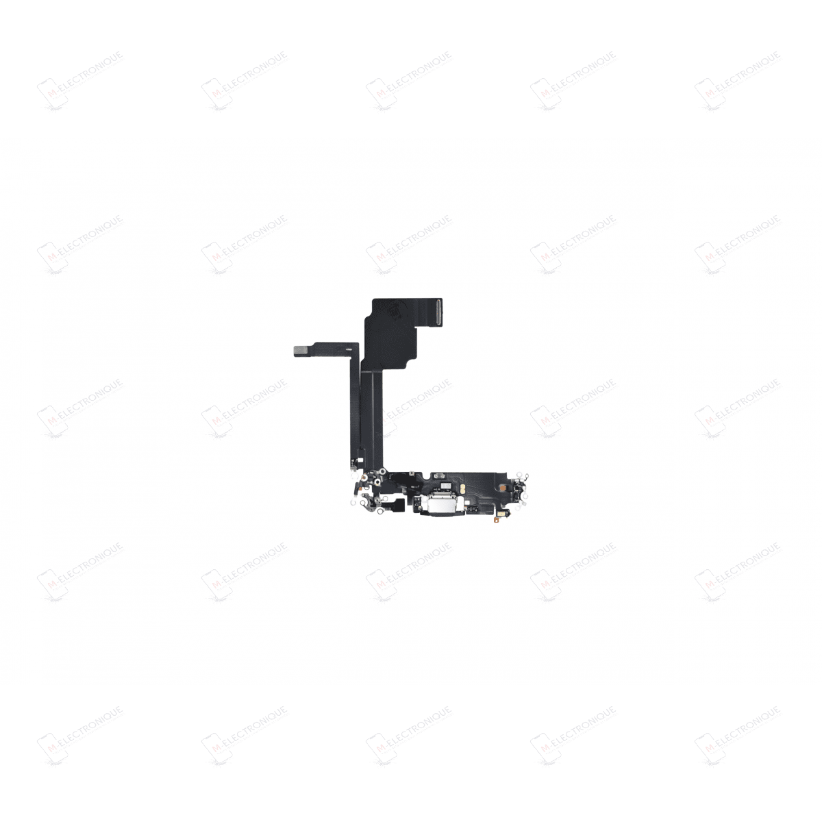 CONNECTEUR DE CHARGE TITANE NOIR ORIGINAL IPHONE 15 PRO MAX
