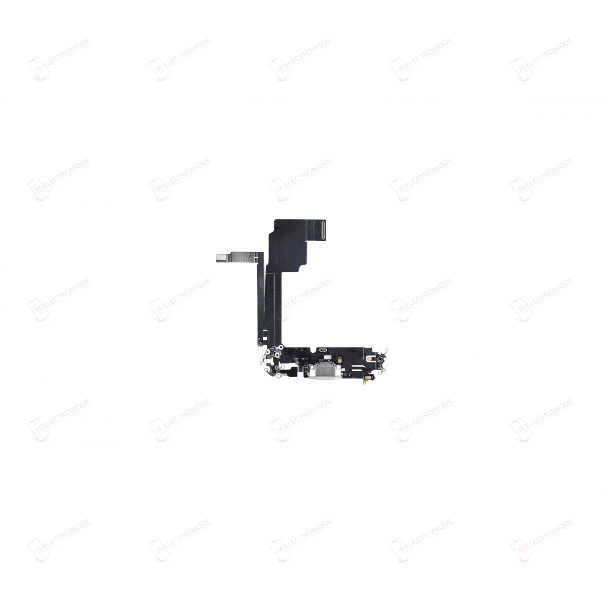 CONNECTEUR DE CHARGE TITANE BLANC ORIGINAL IPHONE 15 PRO MAX