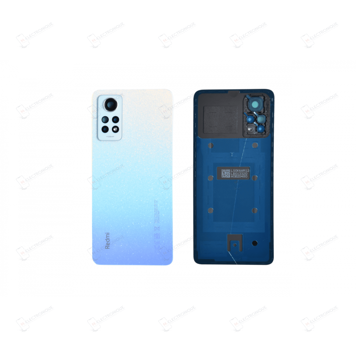 VITRE ARRIERE BLEU XIAOMI REDMI NOTE 12 PRO 4G