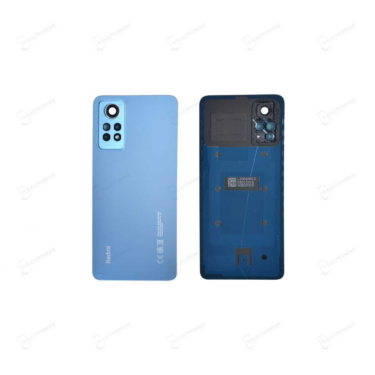 VITRE ARRIERE AURORA BLUE XIAOMI REDMI NOTE 12 PRO 4G