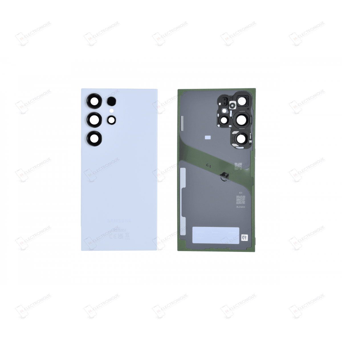 VITRE ARRIERE BLEU TITANE SAMSUNG GALAXY S24 ULTRA