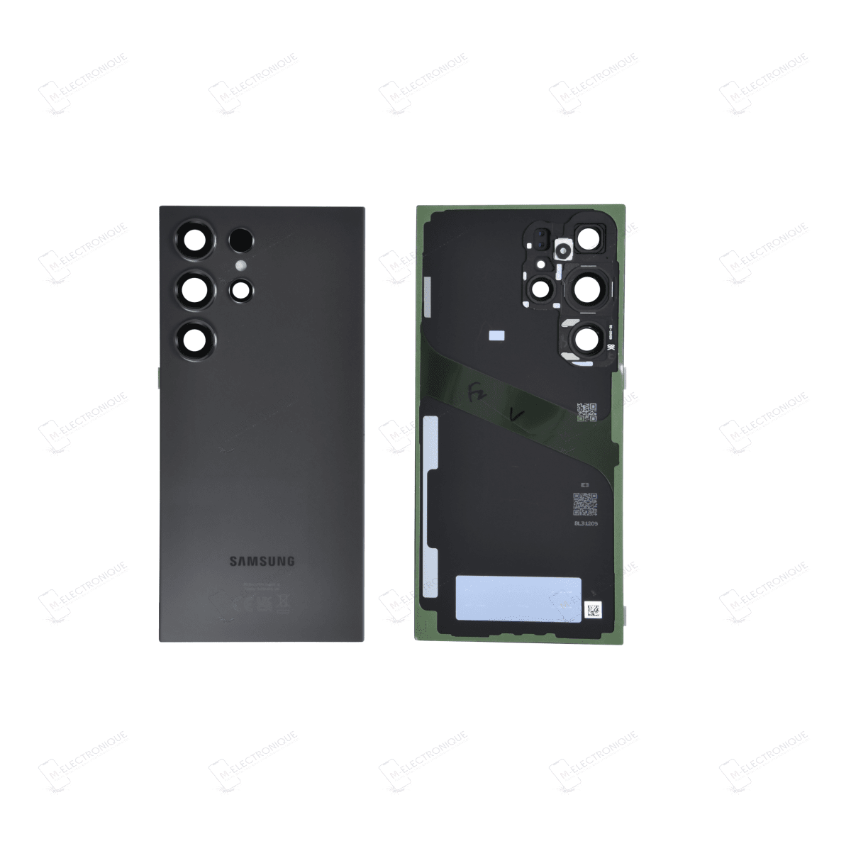 VITRE ARRIERE NOIR TITANE SAMSUNG GALAXY S24 ULTRA