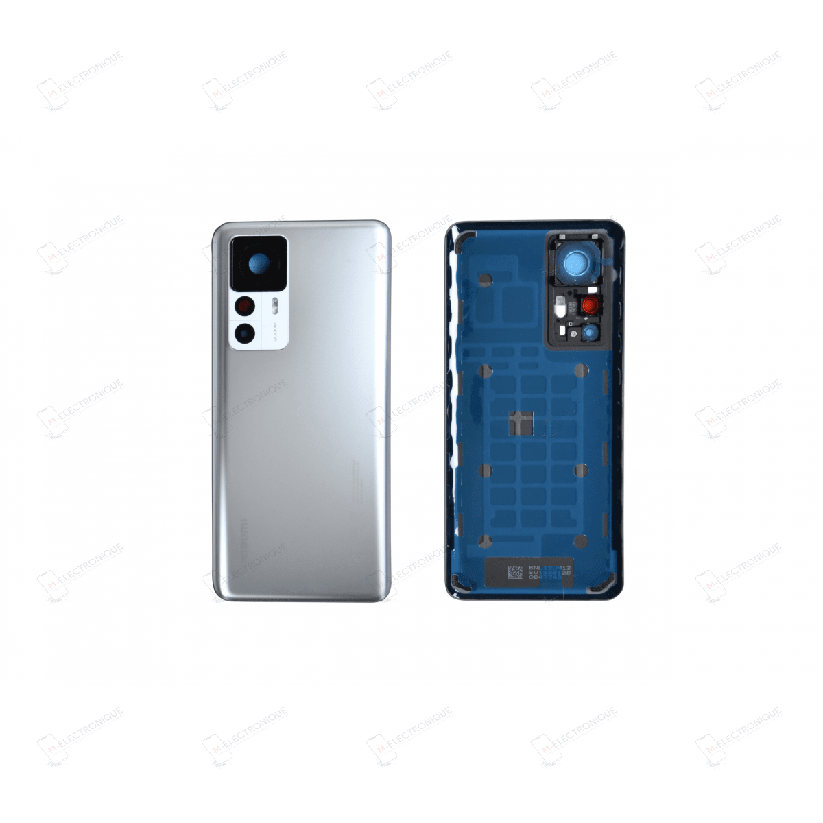 VITRE ARRIERE SILVER XIAOMI 12T PRO