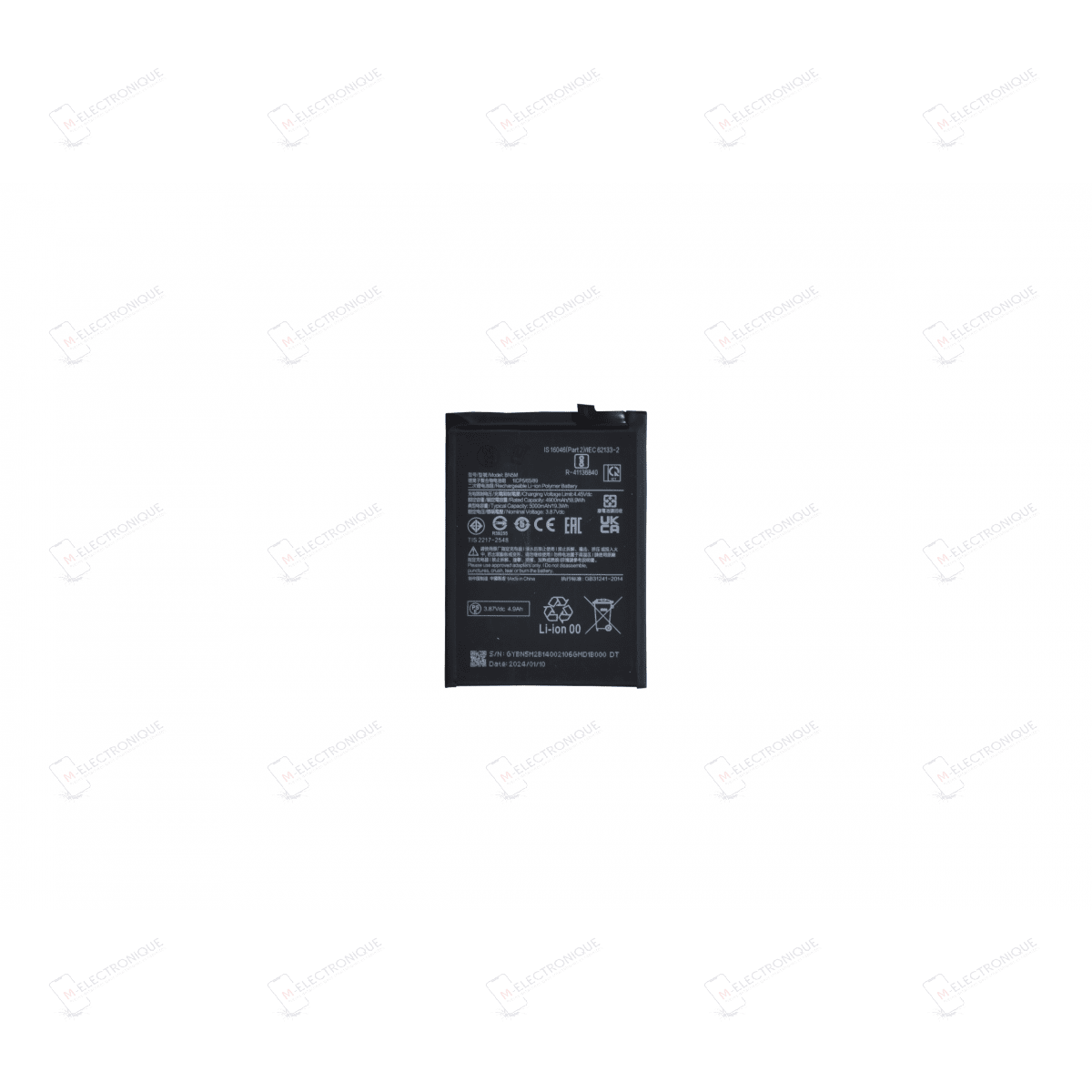 BATTERIE COMPATIBLE PREMIUM XIAOMI REDMI NOTE 12 4G