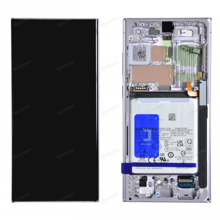 ECRAN LAVANDE AVEC BATTERIE SAMSUNG GALAXY S23 ULTRA