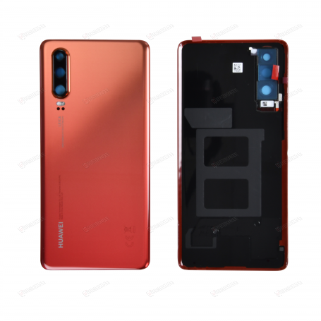 VITRE ARRIERE ORANGE HUAWEI P30