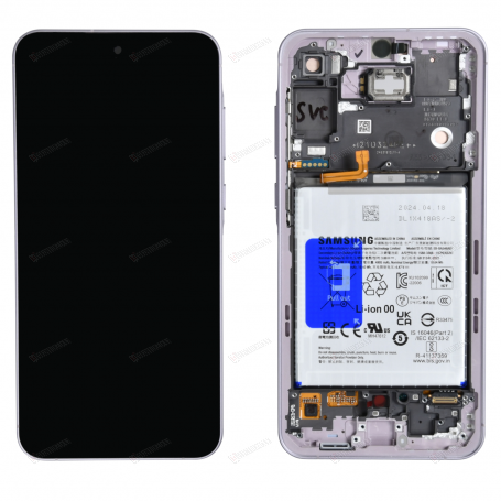 ECRAN LAVANDE AVEC BATTERIE SAMSUNG GALAXY A55 5G