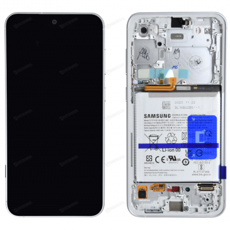 ECRAN BLANC AVEC BATTERIE SAMSUNG GALAXY S23 FE