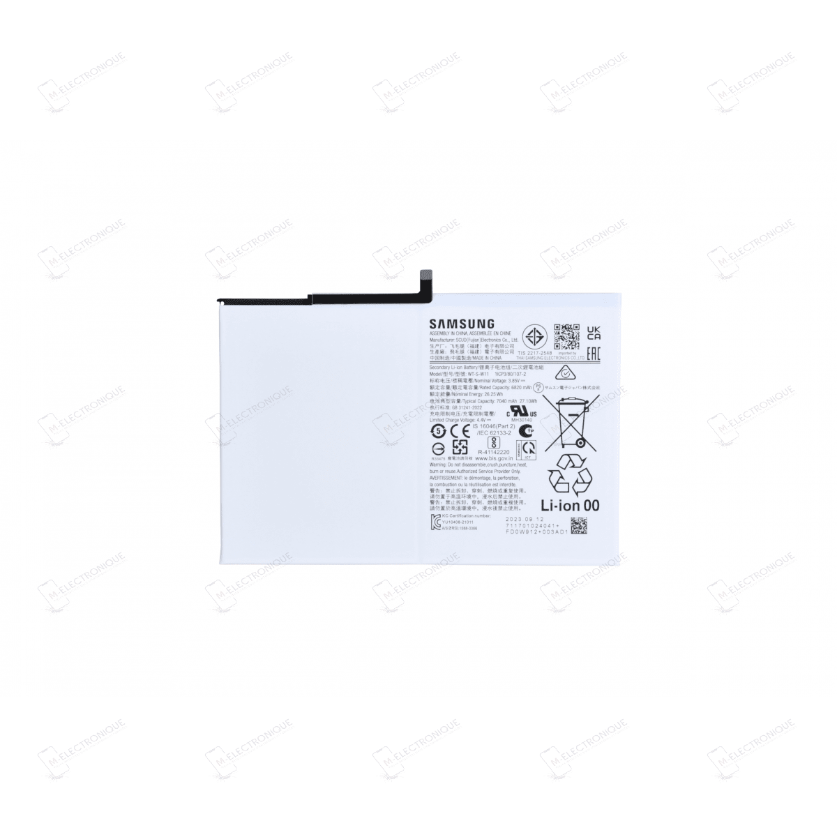 BATTERIE SAMSUNG GALAXY TAB A9+