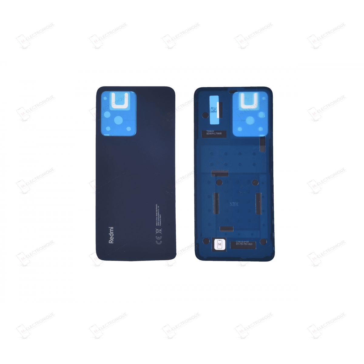 CACHE ARRIERE GRAPHITE XIAOMI REDMI NOTE 12 4G