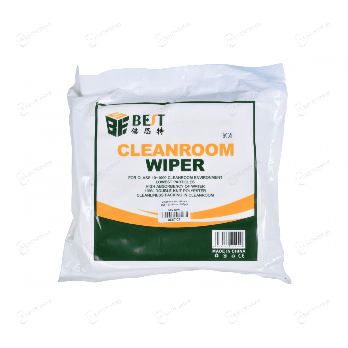 LINGETTES MICROFIBRES BEST 20X20CM