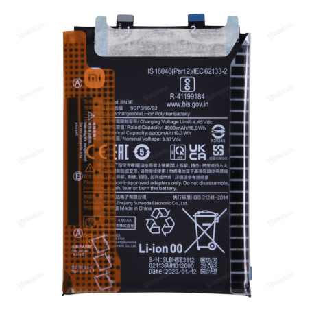 BATTERIE XIAOMI REDMI NOTE 11 PRO / NOTE 12 PRO 4G