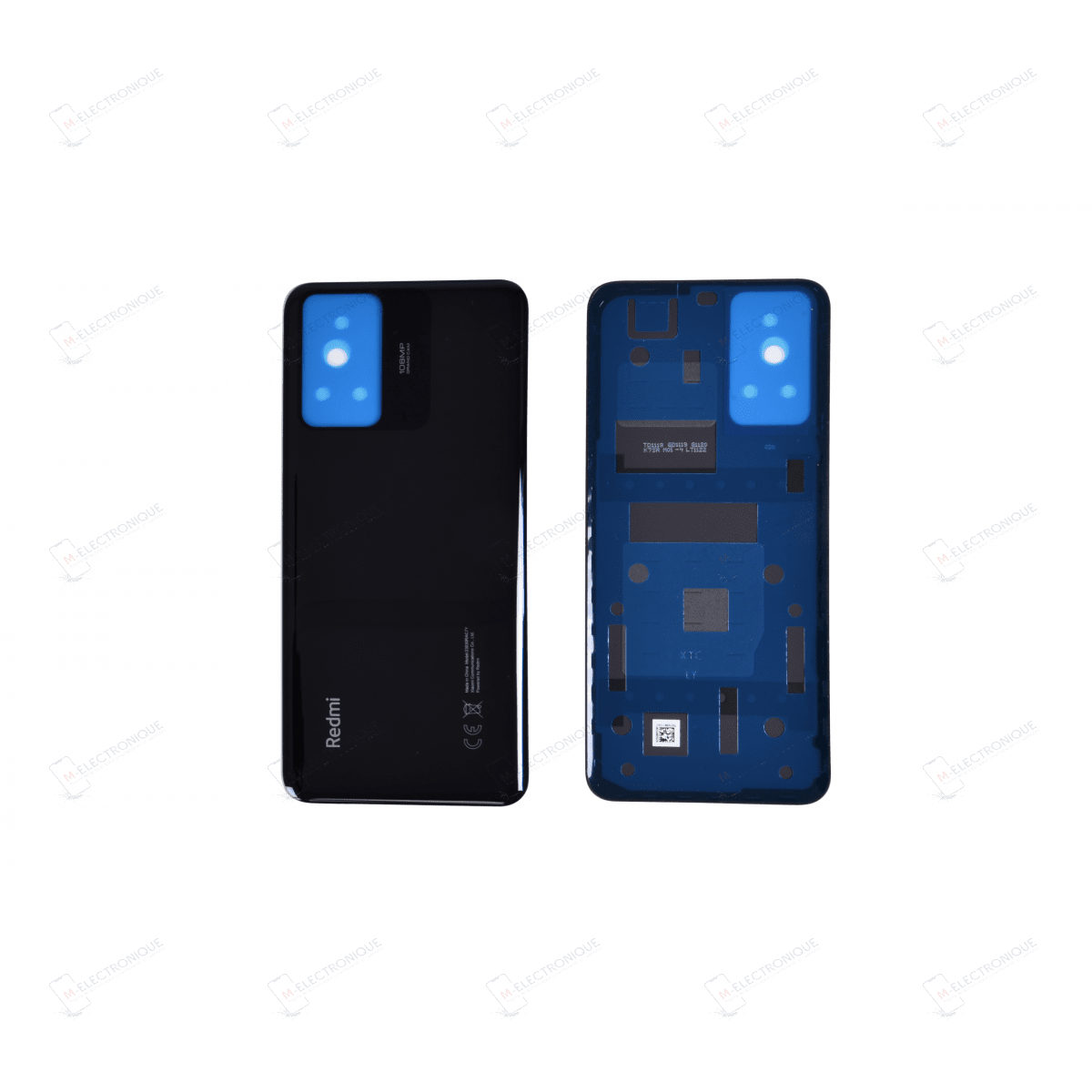 CACHE ARRIERE NOIR XIAOMI REDMI NOTE 12S