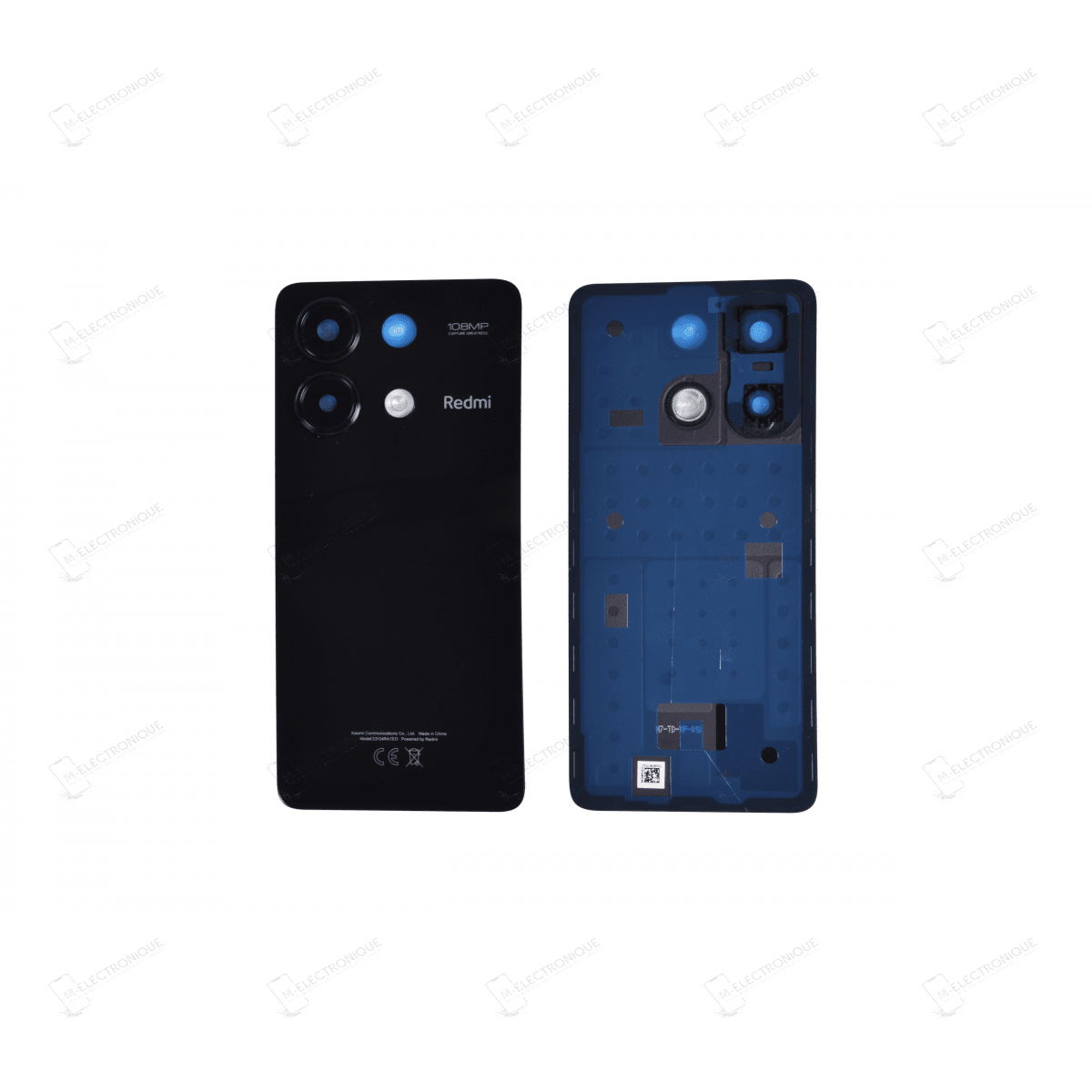 CACHE ARRIERE NOIR XIAOMI REDMI NOTE 13 4G