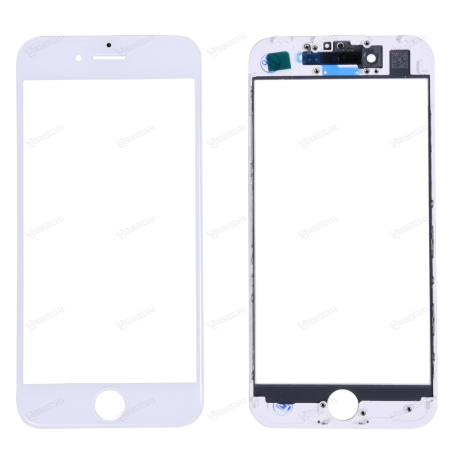 VITRE BLANCHE + BEZEL AVEC OCA IPHONE 7