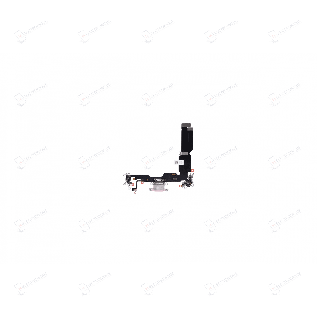 CONNECTEUR DE CHARGE ROSE ORIGINAL IPHONE 15 PLUS