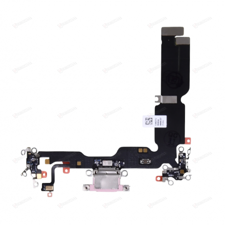 CONNECTEUR DE CHARGE ROSE IPHONE 15 PLUS