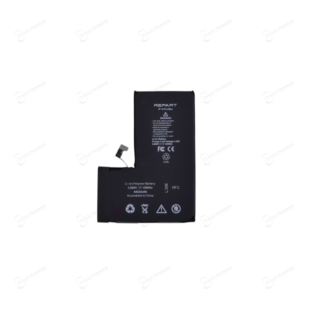 BATTERIE (TI) REPART IPHONE 15 PRO MAX
