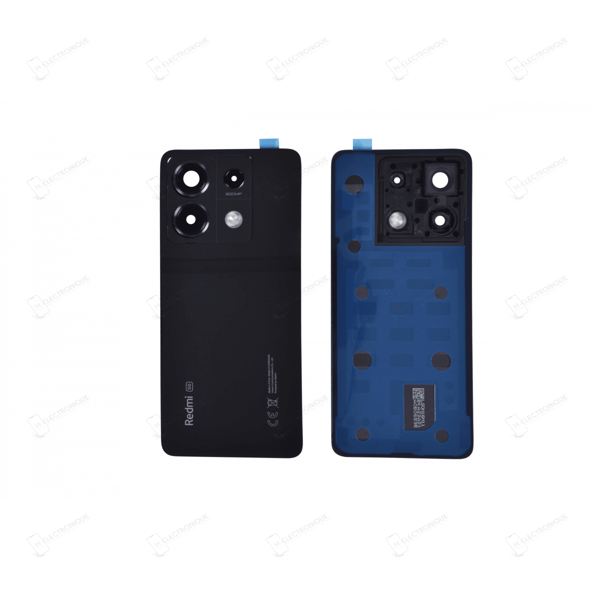 VITRE ARRIERE NOIR XIAOMI REDMI NOTE 13 PRO 5G