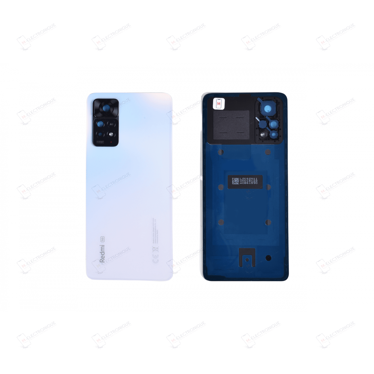 VITRE ARRIERE BLANCHE XIAOMI REDMI NOTE 11 PRO 5G