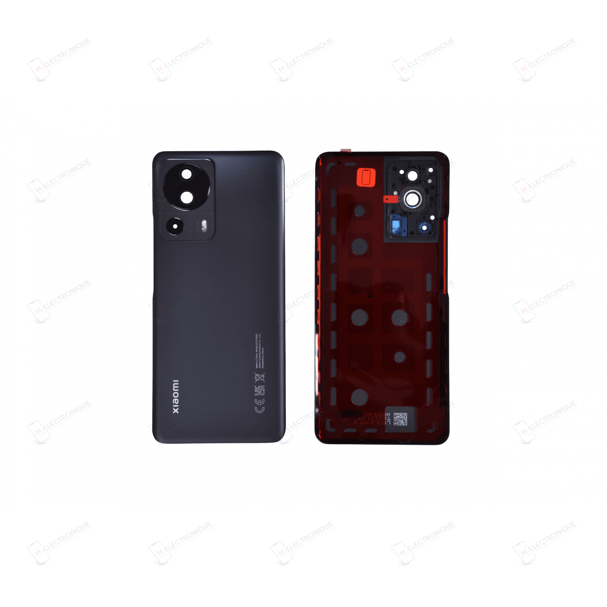 VITRE ARRIERE NOIR XIAOMI 13 LITE