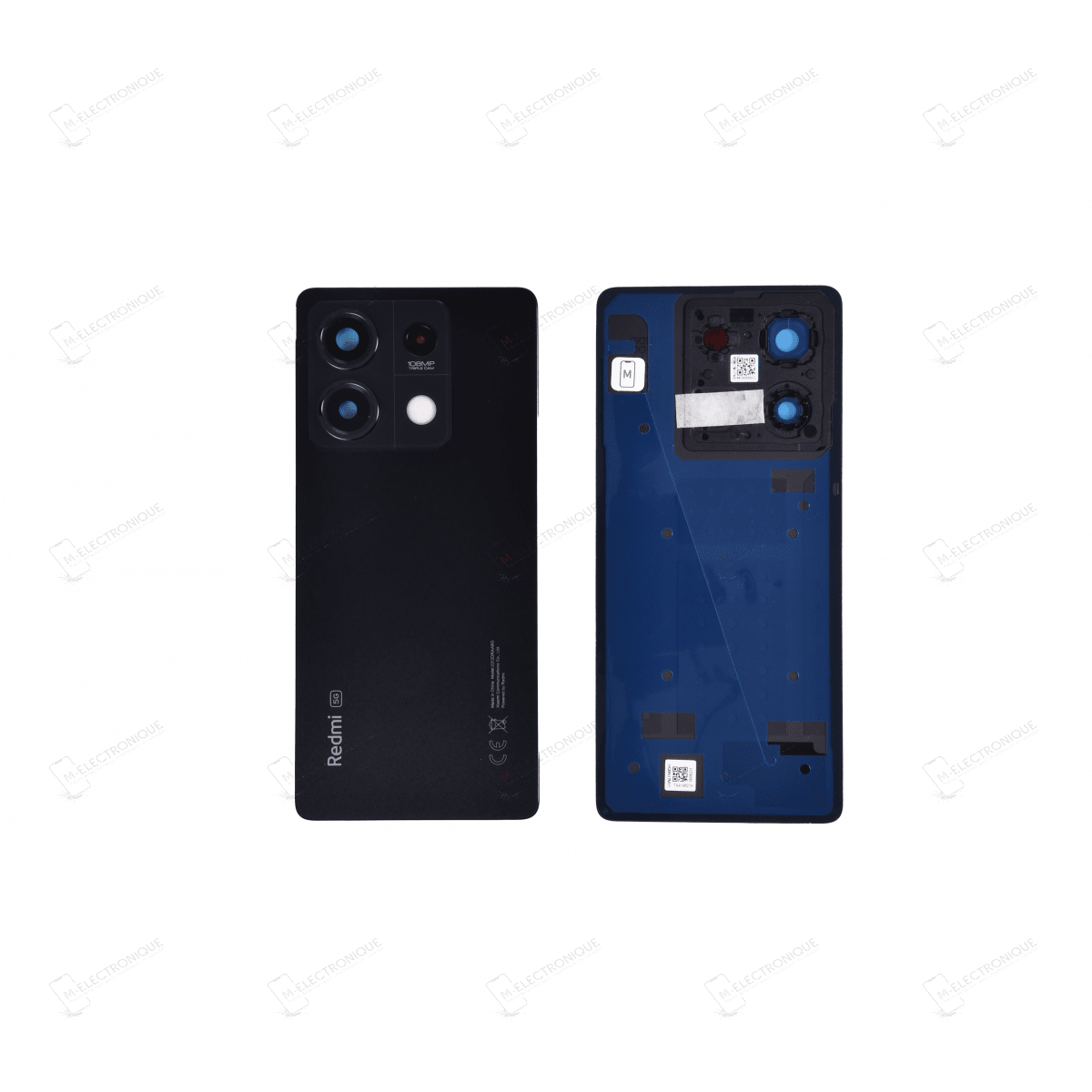 CACHE ARRIERE NOIR XIAOMI REDMI NOTE 13 5G