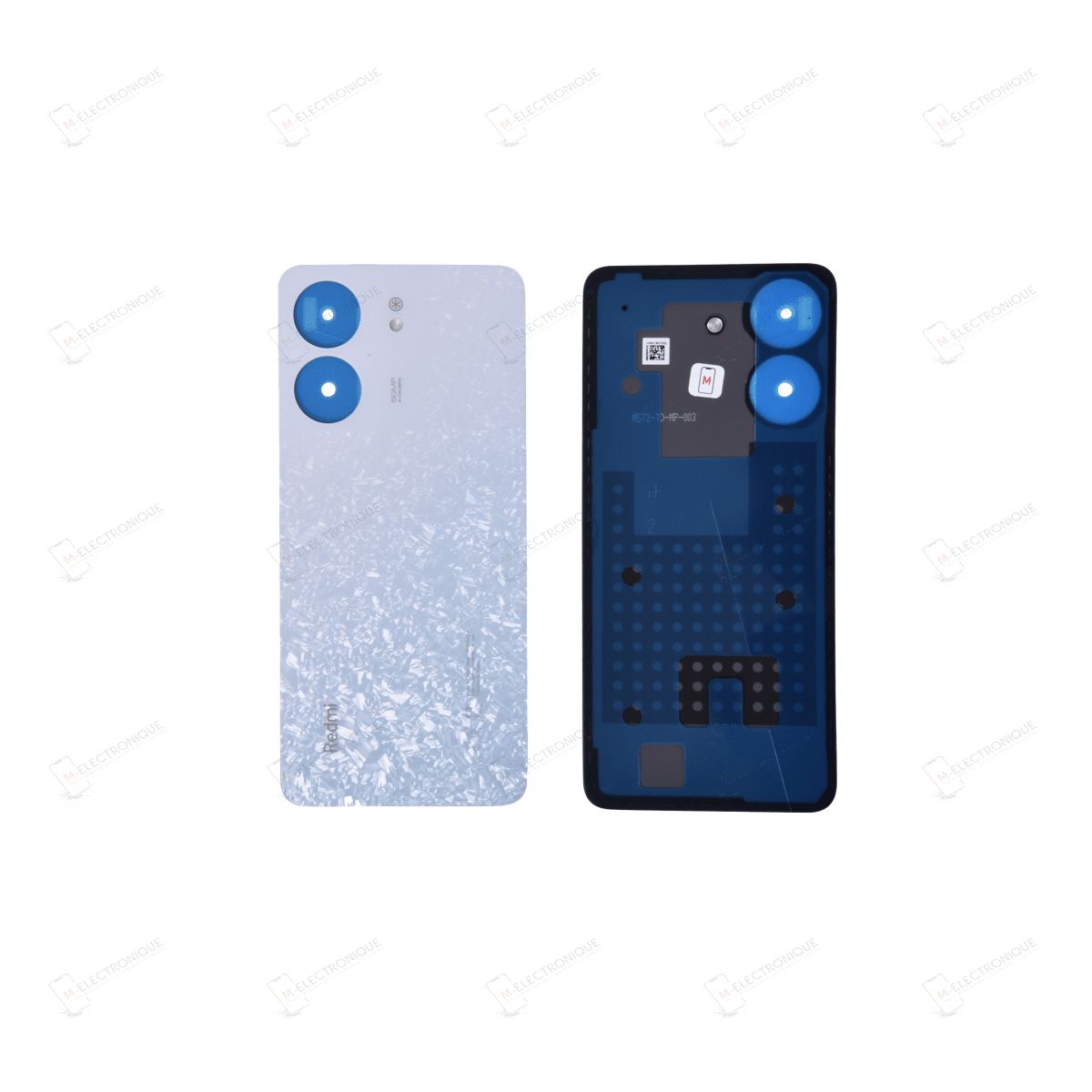 CACHE ARRIERE BLANC GLACIER XIAOMI REDMI 13C