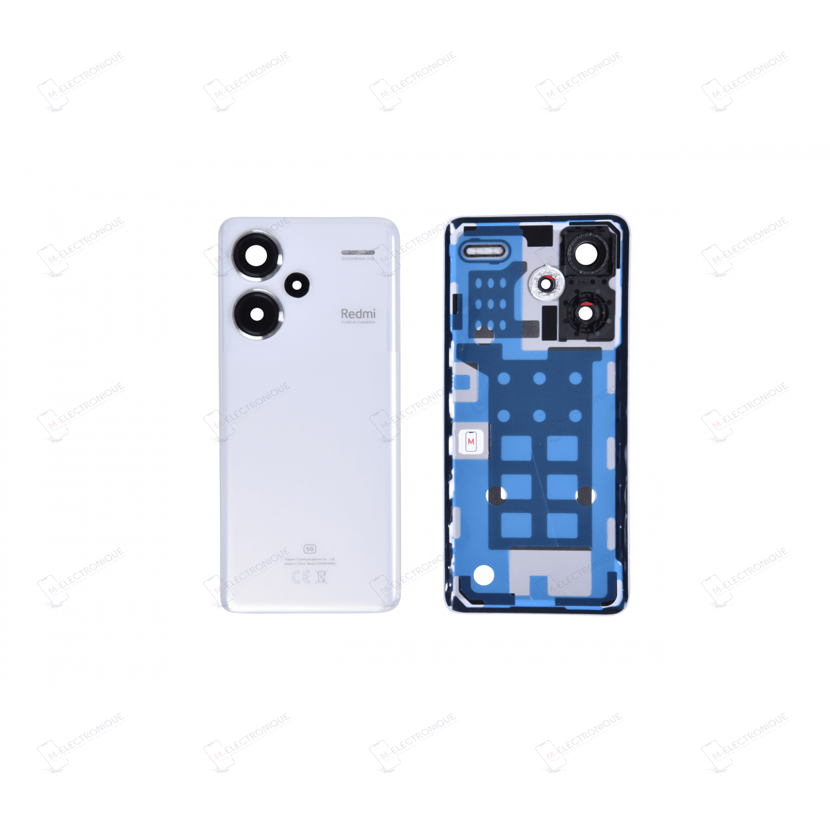 VITRE ARRIERE BLANC XIAOMI REDMI NOTE 13 PRO+