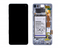 ECRAN BLEU AVEC BATTERIE SAMSUNG GALAXY S10