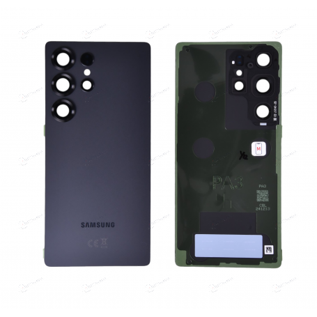VITRE ARRIERE NOIR ABSOLU TITANE SAMSUNG GALAXY S25 ULTRA