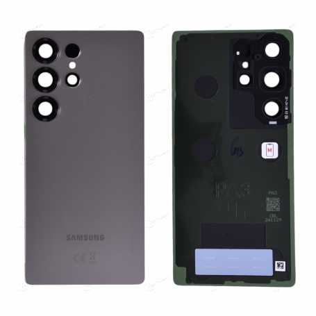 VITRE ARRIERE GRIS TITANE SAMSUNG GALAXY S25 ULTRA
