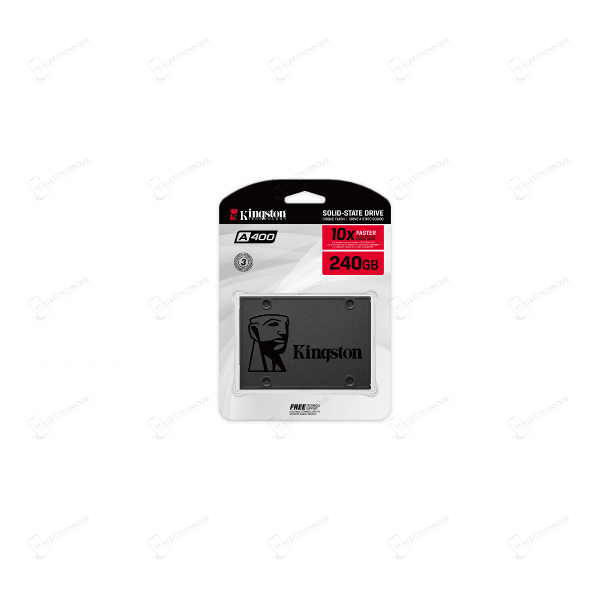 DISQUE DUR SSD SATA 2.5" KINGSTON A400 240GO
