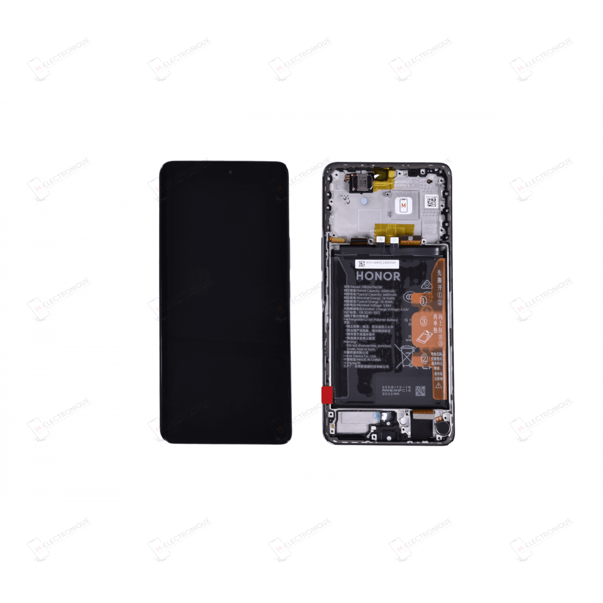ECRAN TITANE VIOLET AVEC BATTERIE HONOR MAGIC7 LITE