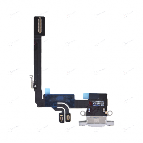 CONNECTEUR DE CHARGE TITANE BLANC ORIGINAL IPHONE 16 PRO