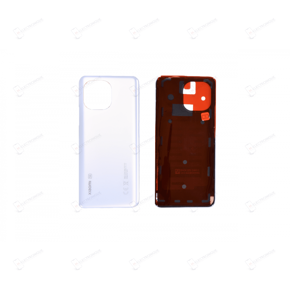 VITRE ARRIERE BLANCHE XIAOMI MI 11